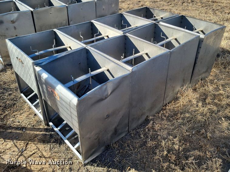 image for item LG9490 (8) Smidley hog feeders