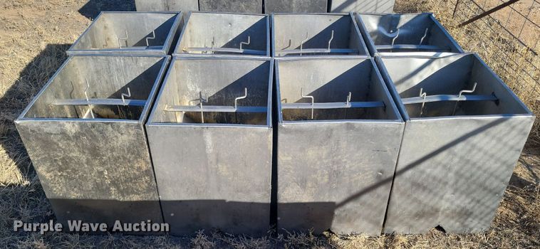 image for item LG9490 (8) Smidley hog feeders