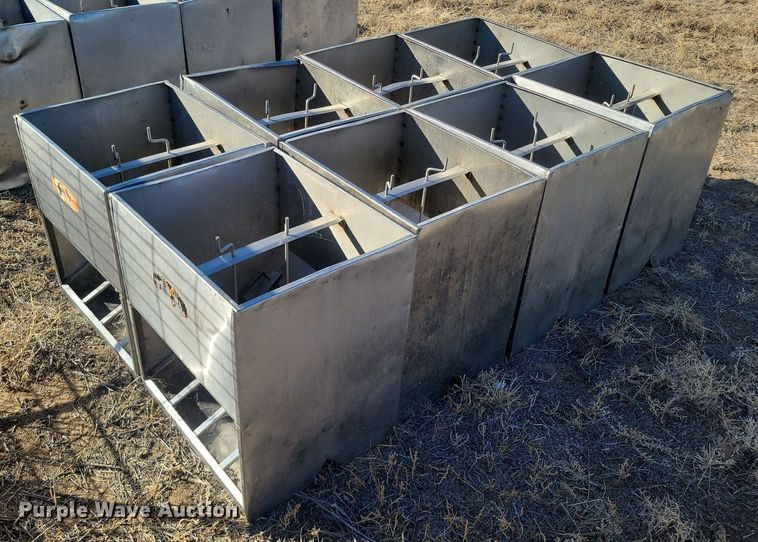 image for item LG9491 (8) Smidley hog feeders