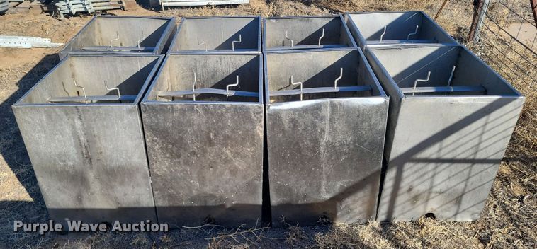 image for item LG9491 (8) Smidley hog feeders