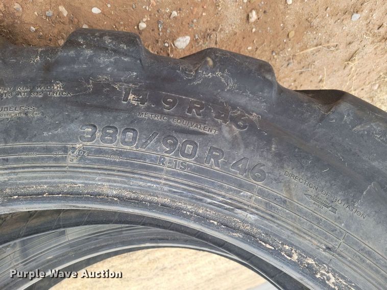 image for item LG9507 (2) Titan 380/90R46 tires