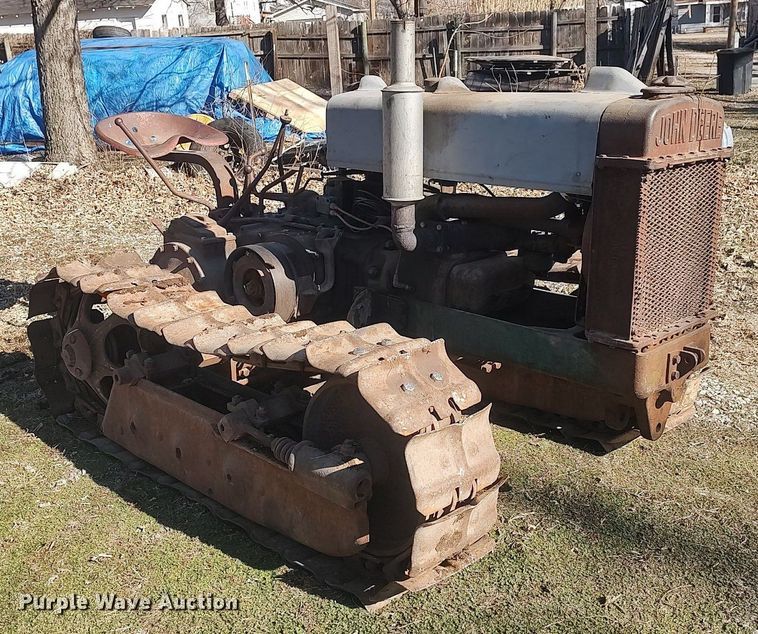 image for item LG9537 1940 John Deere BO Lindeman  crawler tractor