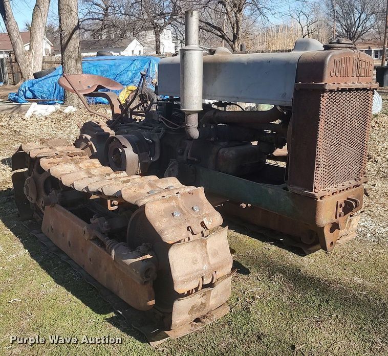 image for item LG9537 1940 John Deere BO Lindeman  crawler tractor