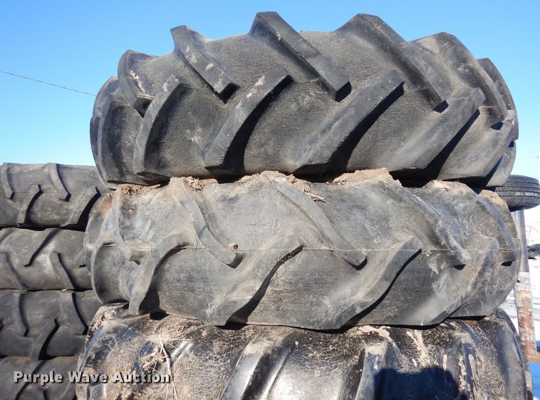 image for item LP9533 (14) 11.2-24 irrigation tires and wheels