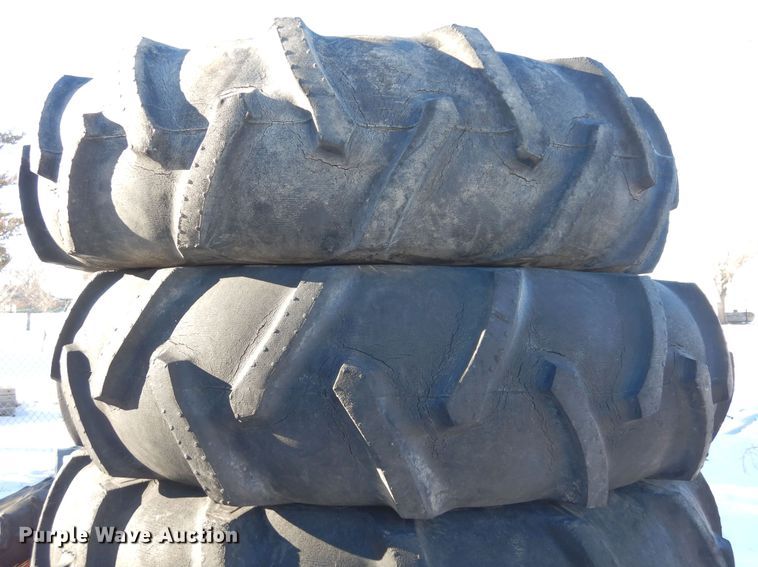 image for item LP9533 (14) 11.2-24 irrigation tires and wheels