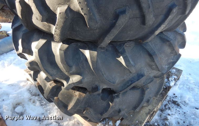 image for item LP9533 (14) 11.2-24 irrigation tires and wheels