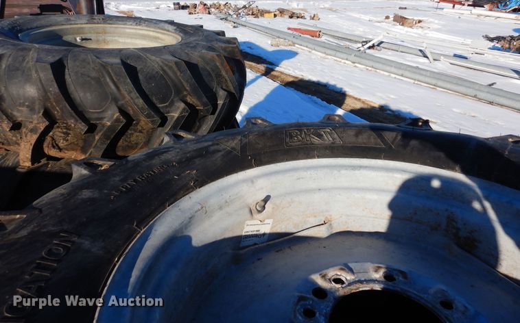 image for item LP9534 (16) 14.9-24 irrigation tires and wheels