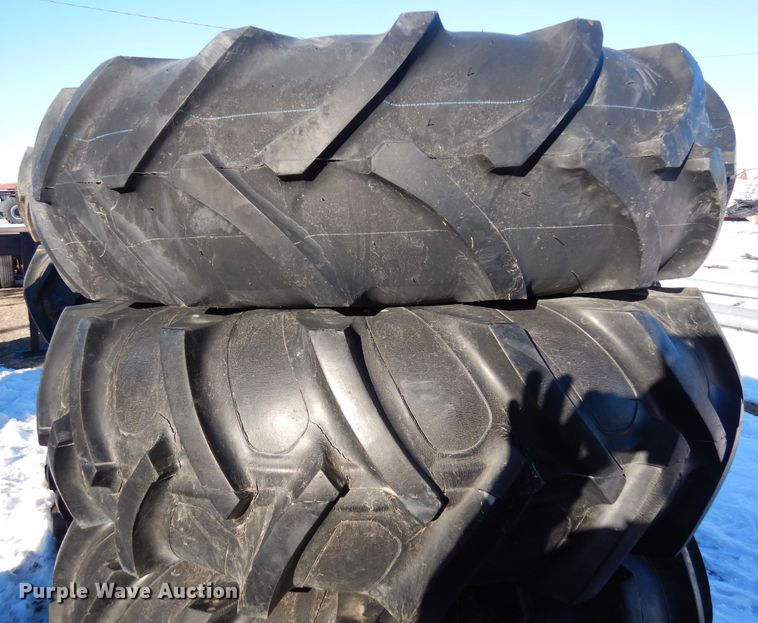 image for item LP9534 (16) 14.9-24 irrigation tires and wheels