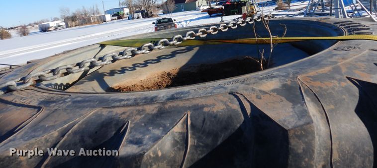 image for item LP9535 (18) 11.2-38 irrigation tires and wheels