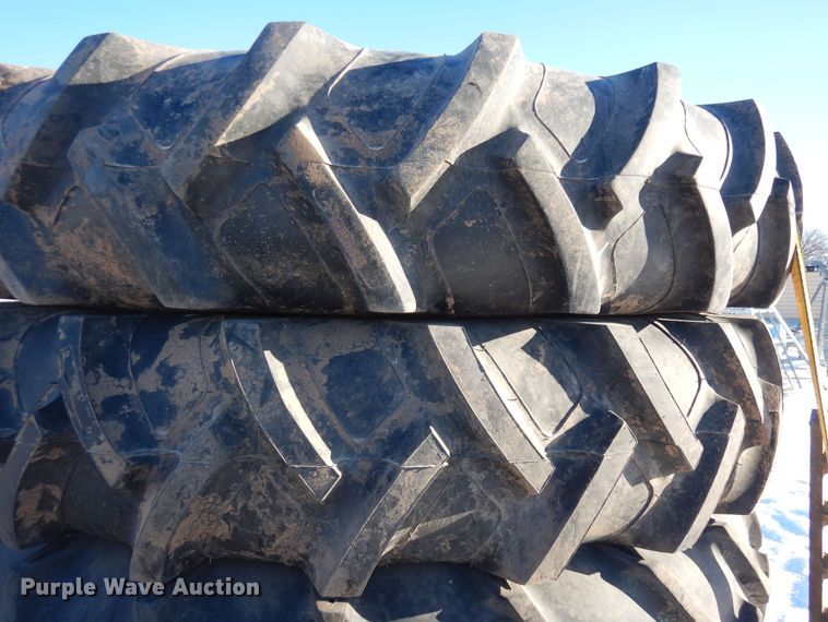 image for item LP9535 (18) 11.2-38 irrigation tires and wheels
