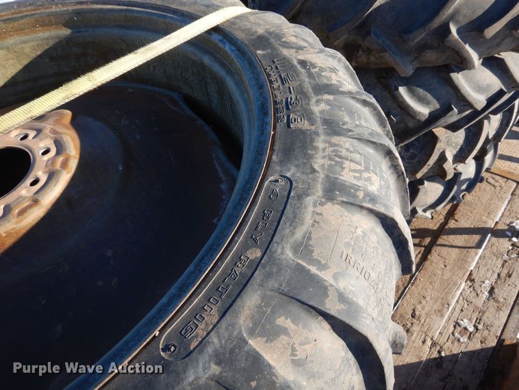 image for item LP9535 (18) 11.2-38 irrigation tires and wheels