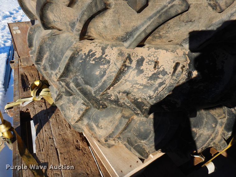 image for item LP9535 (18) 11.2-38 irrigation tires and wheels