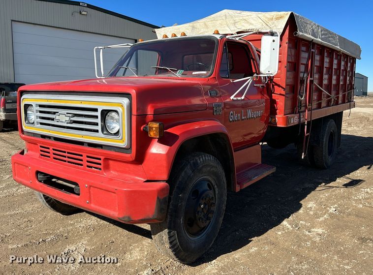 image for item LT9418 1977 Chevrolet C60  grain truck