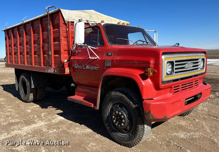 image for item LT9418 1977 Chevrolet C60  grain truck