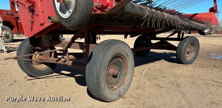 image for item LT9541 Shop built header trailer