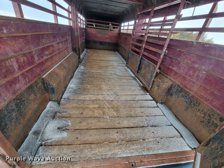 image for item ME9664 1983 Kiefer Built livestock trailer