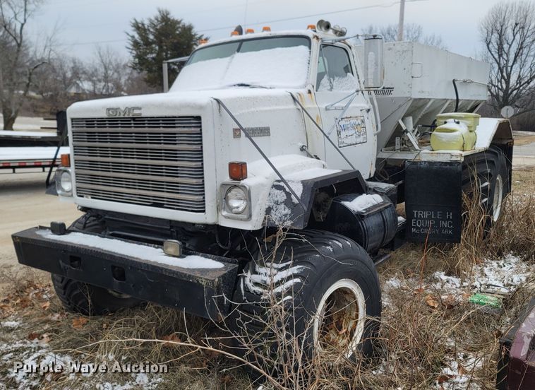 image for item MH9682 1984 GMC Brigadier  fertilizer delivery truck