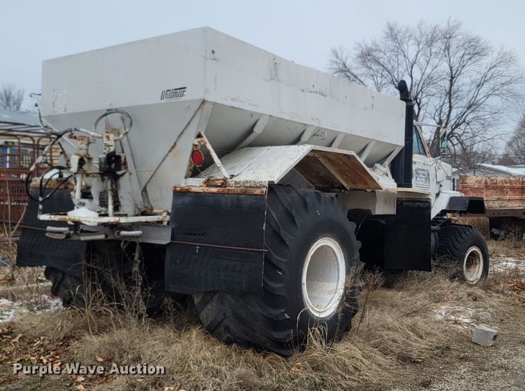 image for item MH9682 1984 GMC Brigadier  fertilizer delivery truck