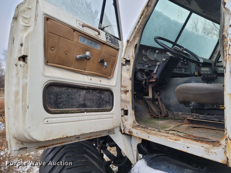 image for item MH9682 1984 GMC Brigadier  fertilizer delivery truck