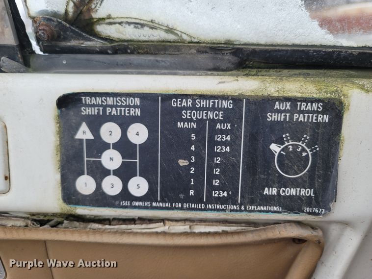 image for item MH9682 1984 GMC Brigadier  fertilizer delivery truck