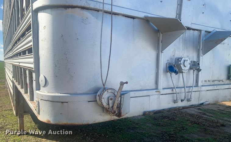 image for item MM9708 1972 Wilson Cattle Hauler  livestock trailer
