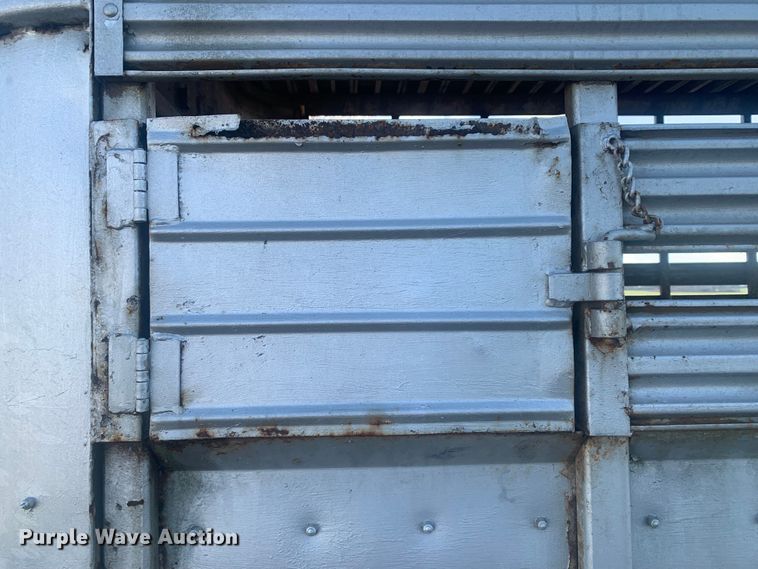 image for item MM9708 1972 Wilson Cattle Hauler  livestock trailer