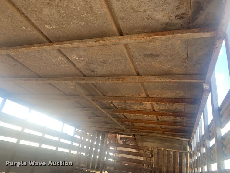 image for item MM9708 1972 Wilson Cattle Hauler  livestock trailer