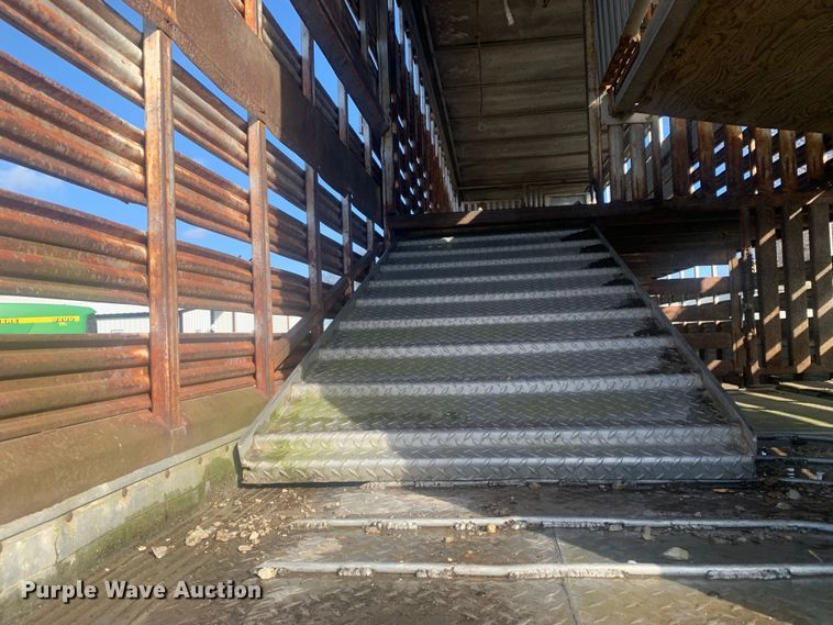 image for item MM9708 1972 Wilson Cattle Hauler  livestock trailer