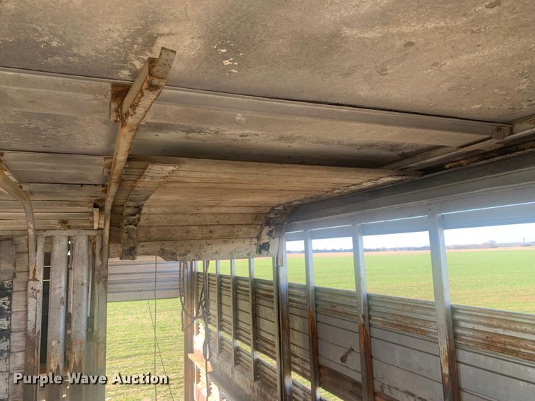 image for item MM9708 1972 Wilson Cattle Hauler  livestock trailer