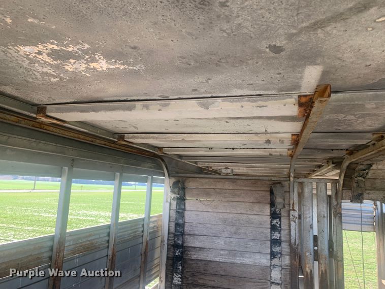 image for item MM9708 1972 Wilson Cattle Hauler  livestock trailer