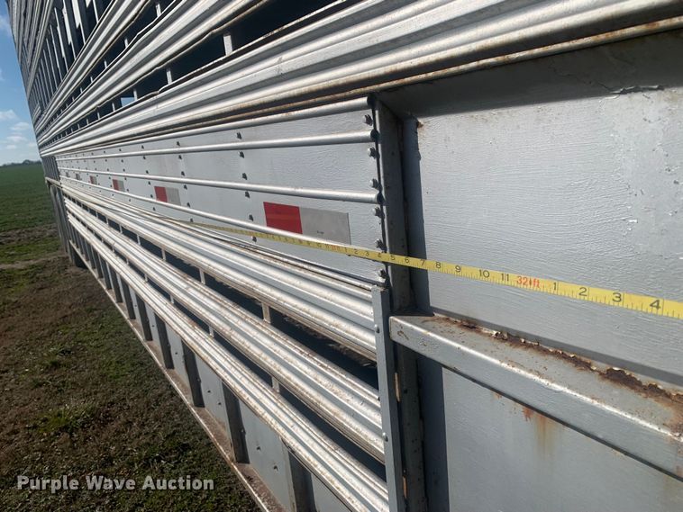 image for item MM9708 1972 Wilson Cattle Hauler  livestock trailer