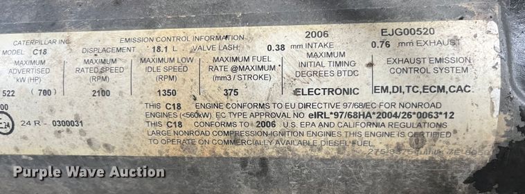 image for item MW9453 2006 Caterpillar Challenger MT865B tractor