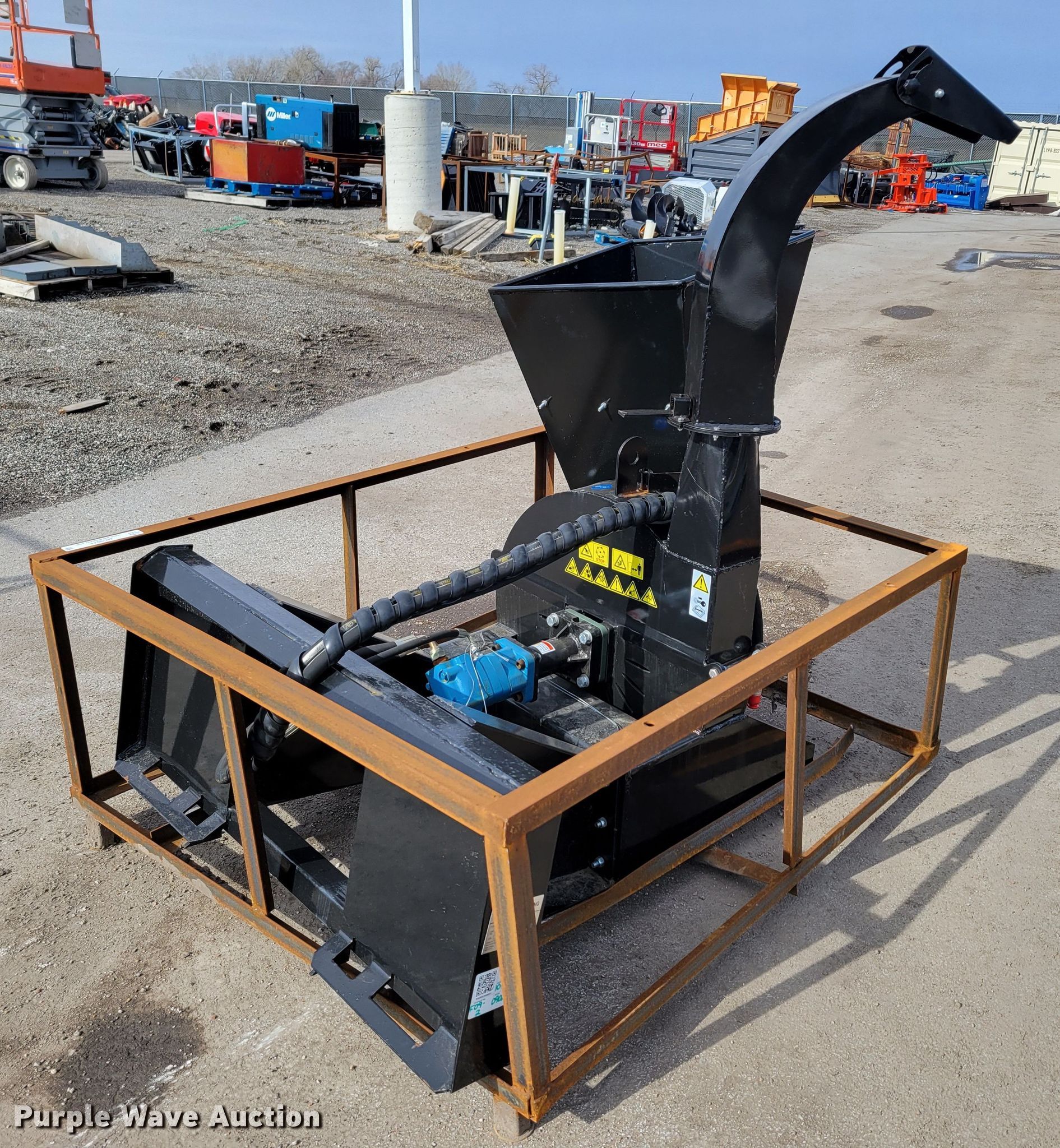 2022 Mower King SSBX42S skid steer wood chipper in Waterloo, NE Item