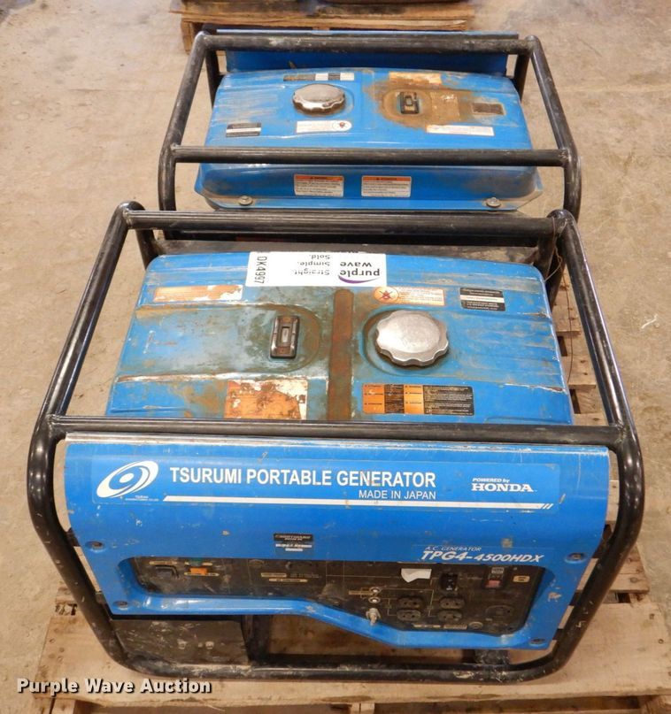 image for item DK4997 (2) Tsurumi TPG4-4500HDX generators