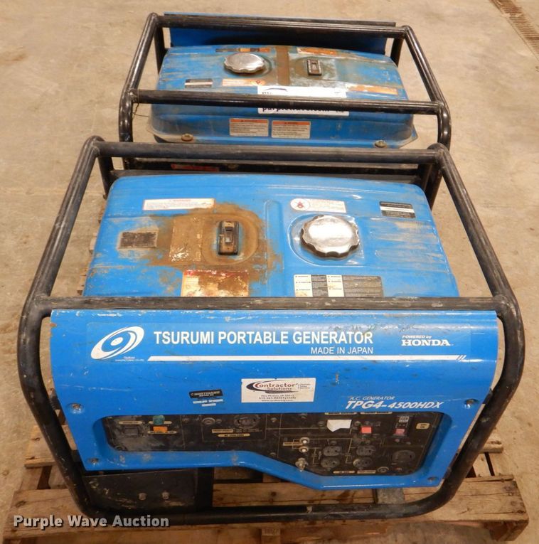 image for item DK4997 (2) Tsurumi TPG4-4500HDX generators