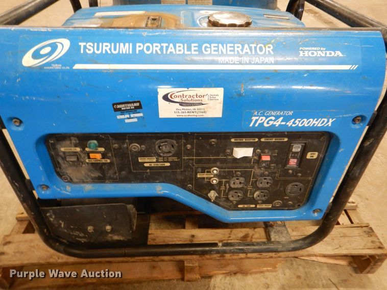image for item DK4997 (2) Tsurumi TPG4-4500HDX generators