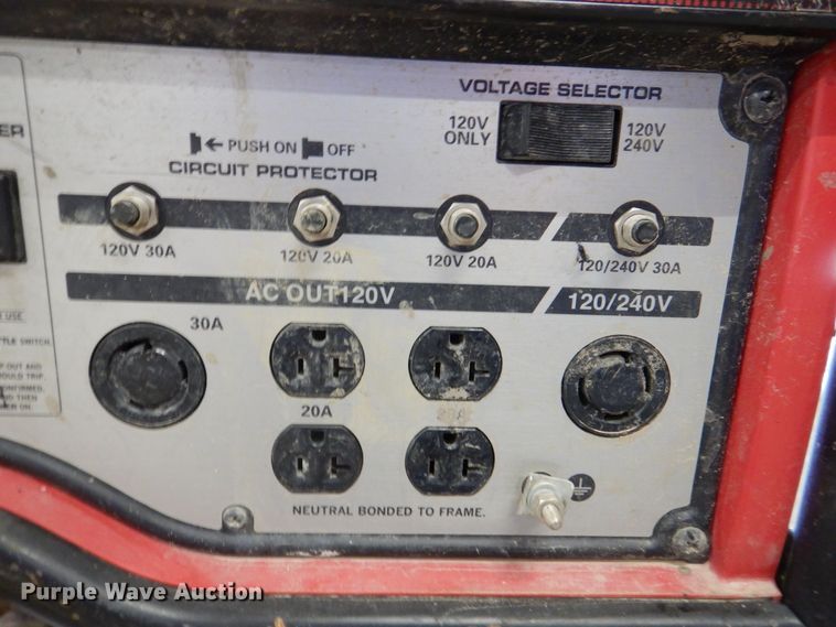 image for item DK4999 Honda EB6500X  generator