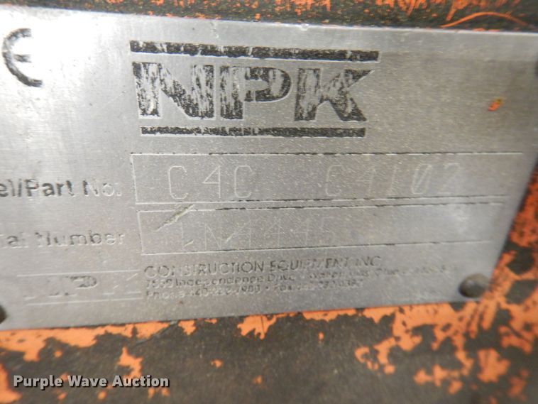 image for item DK5000 NPK  excavator plate compactor