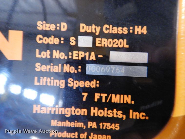 image for item DK5002 Harrington  jib crane