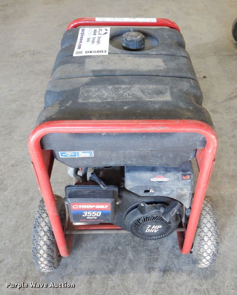 image for item DK5003 Troy-Bilt 030248  generator