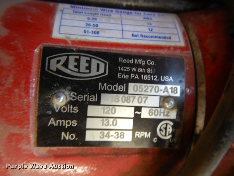 image for item DK5006 Reed 700PD  tapping machine