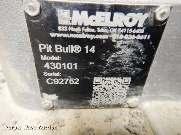 image for item DK5012 McElroy Pit Bull 14  pipe fusion machine