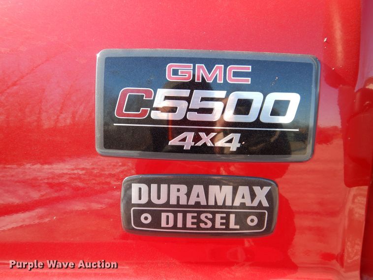 image for item DK5014 2005 GMC C5500  dump truck