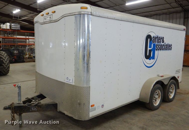 image for item DK5015 2004 Haulmark  enclosed cargo trailer with pressure testing system