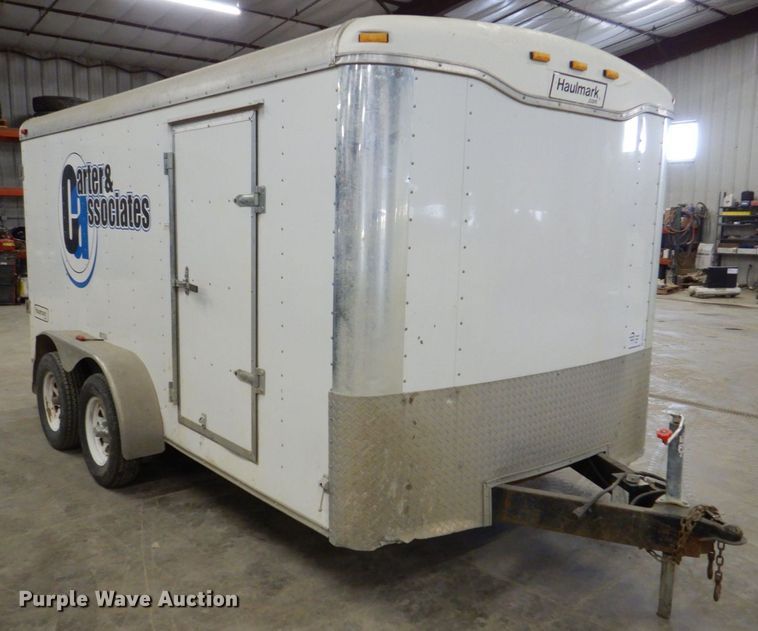 image for item DK5015 2004 Haulmark  enclosed cargo trailer with pressure testing system