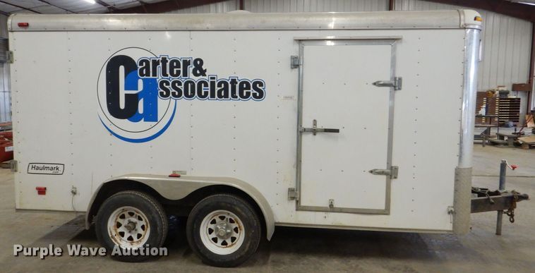 image for item DK5015 2004 Haulmark  enclosed cargo trailer with pressure testing system