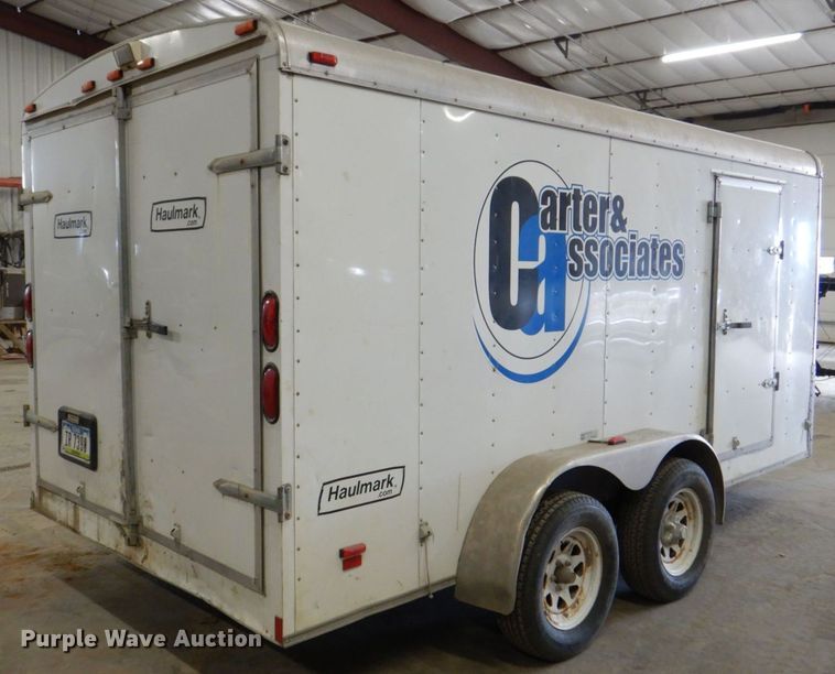 image for item DK5015 2004 Haulmark  enclosed cargo trailer with pressure testing system