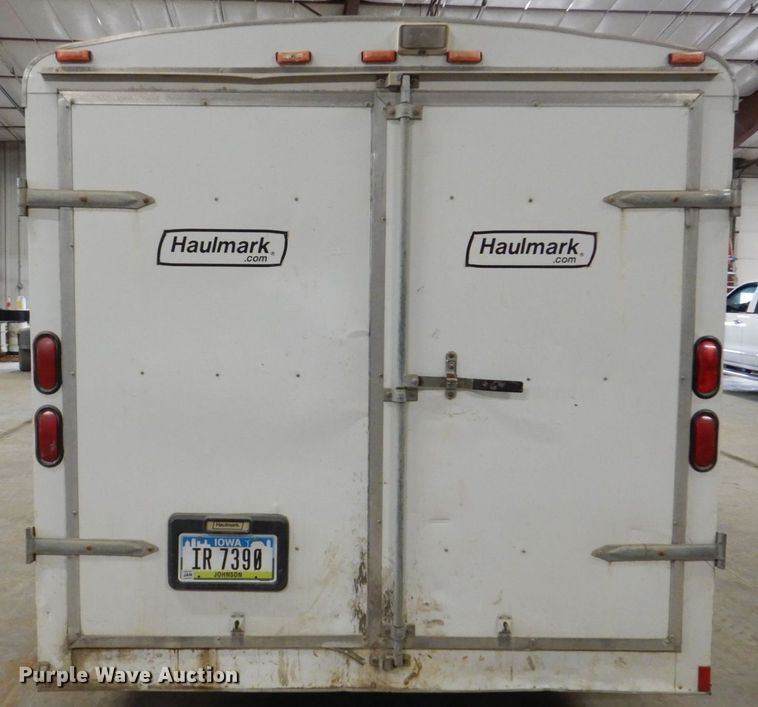 image for item DK5015 2004 Haulmark  enclosed cargo trailer with pressure testing system