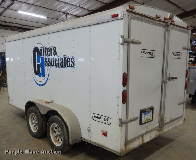 image for item DK5015 2004 Haulmark  enclosed cargo trailer with pressure testing system