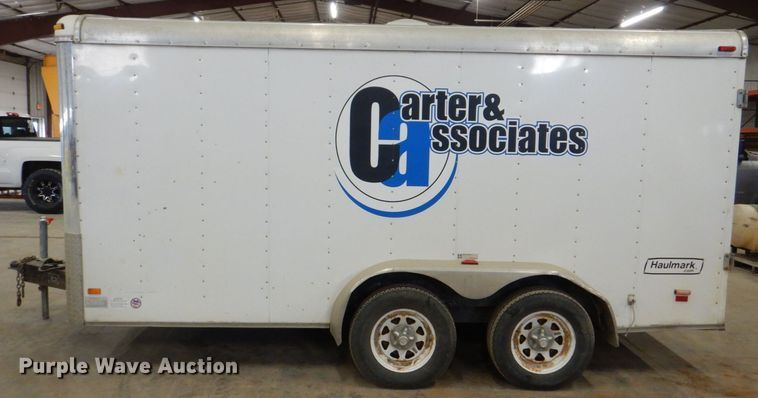 image for item DK5015 2004 Haulmark  enclosed cargo trailer with pressure testing system